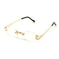 thumbnail image 3 of V.W.E Rectangular Rimless Fashion Reading Glasses With Anti-reflective AR Coating Metal Frame +3.00, 3 of 3