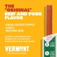 thumbnail image 4 of Vermont Smoke & Cure Original Beef and Pork Meat Sticks 1oz Individually Wrapped Protein Snacks 24Ct, 4 of 10