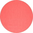 thumbnail image 1 of Ahgly Company Indoor Round Abstract Red Contemporary Area Rugs, 6' Round, 1 of 4