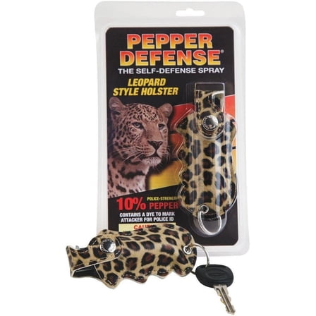 Personal Safety Corporation Pocket Pepper Spray PD-2L - 10% Defense - 1/2 oz Black Leopard