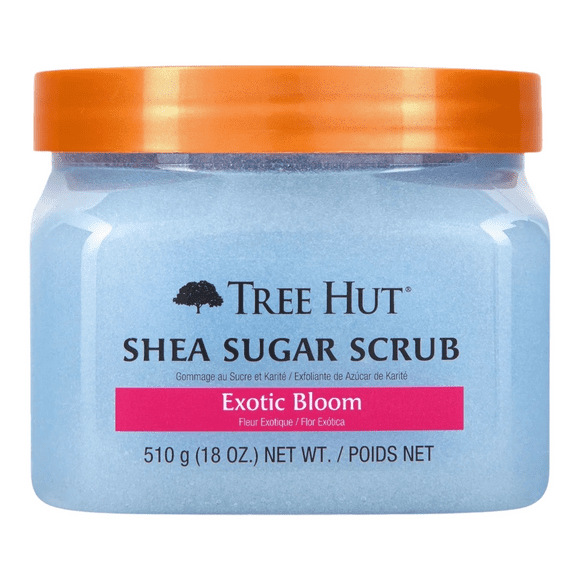 Tree Hut Gommage au Sucre de Karité Fleur Exotique, 18 oz