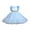 Light Blue, variant on Girls Dress Flower Ruffle Beads Solid Wedding Pageant Birthday Party Evening Tutu Dress Girls Dresses Light Blue 7-8 Years