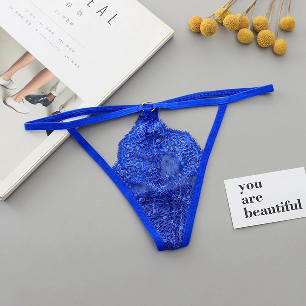 CFXNMZGR Thongs For Women Lingerie Lace Open Thong Panties GPants