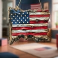 thumbnail image 4 of pdqouc "Independence Day Themed Wooden Flag Style Wall Hanging Decor Rustic American Flag Design Ideal for Independence Day Party Memorial Day Home Door Wall Decor 8 X 7.5 Inches", 4 of 6