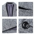 thumbnail image 4 of Mens Casual Sport Coat 1 Button Suit Blazer Slim Fit Lightweight Daily Jackets, 4 of 5