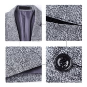 Mens Casual Sport Coat 1 Button Suit Blazer Slim Fit Lightweight Daily Jackets