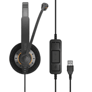 EPOS IMPACT SC 60 USB ML Wired Stereo UC Headset for PC, Black