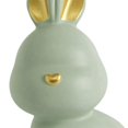 thumbnail image 3 of GROWTH TANK Rabbit Piggy Bank Bunny Statue Case Sculpture Resin Decoration Money Box for New 18cmx12cmx9cm, 3 of 4