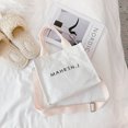 thumbnail image 4 of Bolso Mano Lona para Mujer Hombro Con Letras A La Informal, 4 of 9
