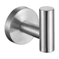 thumbnail image 1 of 2 ganchos para toallas de baño, soporte para bata, montaje en pared, ganchos de pared resistentes, gancho para abrigos de acero inoxidable, puerta de armario para baño y dormitorio, 1 of 5
