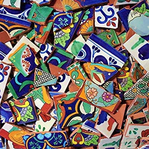 Broken Talavera Mexican Tile in Mixed Desings A1 Quality Tiles, 15 Pounds, Best Deal on !$$Tools & Hardware Other