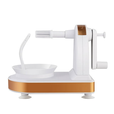 

EDFRWWS Manual Fruit pple Peeler Machine Cutting pple Slicer Kitchen Tool (White)