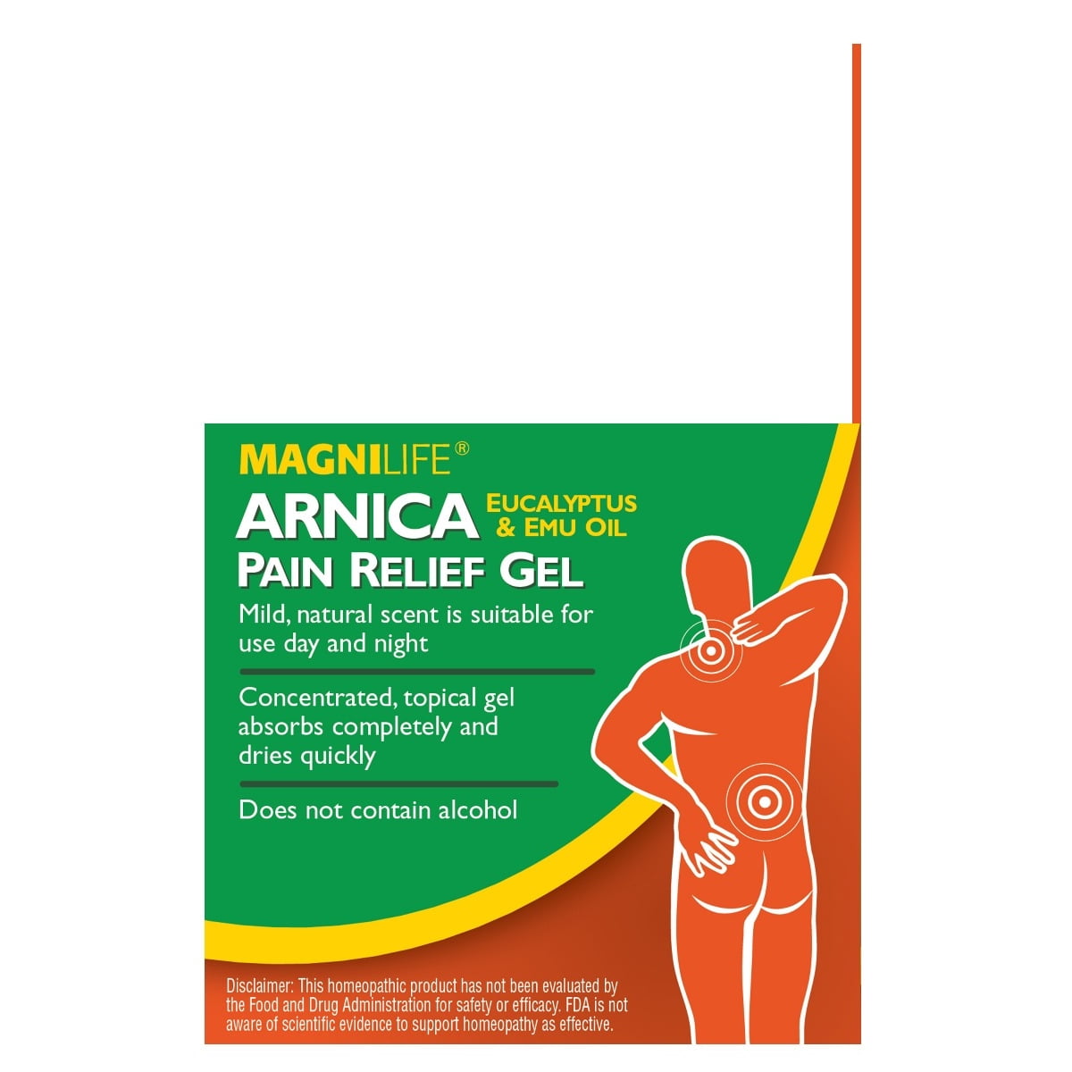 MagniLife Arnica Pain Relief Gel Eases Stiffness, Inflammation and Soreness Naturally, 4 oz