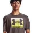 thumbnail image 3 of Camiseta de Manga Corta Under Armour para Hombre en Ash Taupe Talla XS, 3 of 5