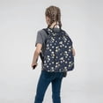 thumbnail image 5 of Fuzoiu Daisies Flowers Print Lightweight Daypack,Weekender Bag for Men and Women, Travel Backpack with Padded Straps for School, Travel & Work, 5 of 7