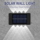thumbnail image 2 of Fiudx Lámpara de Pared (2 Unidades), Diseño de Ahorro de Energía con Energía Solar, Material Abs Resistente Al Agua Ip65, Fácil Instalación, Iluminación Exterior para Jardín, Patio, Blanco Cálido, Ta, 2 of 4