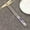 E, variant on JeashCHAT 1Pair Length White Flower Pattern Stainless Steel Chopsticks Pair New