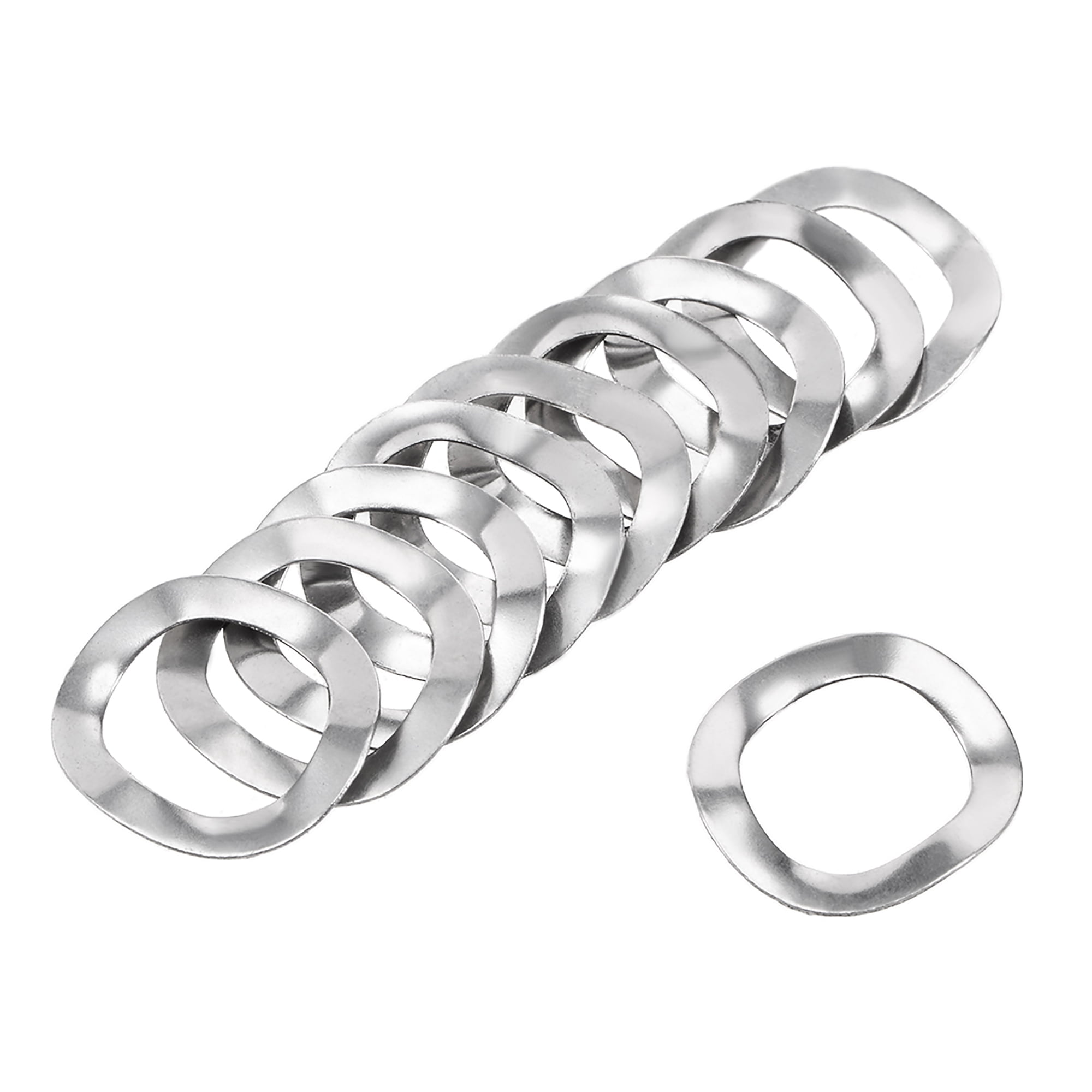 10Pcs 12.5mm x 18mm x 0.3mm 304 Stainless Steel Wave Spring Washer ...