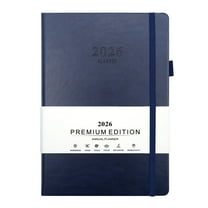 Nilvkv 2026 A5 Notebook Strap Planner with Weekly Monthly Schedule Notebooks for Daily Work and Study