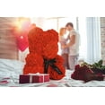 thumbnail image 6 of RECUTMS 10 inch Artificial Rose Bear Flowers Wedding Party Decoration Gift Box(Red), 6 of 7
