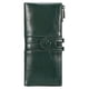 thumbnail image 5 of Minnieouse Cartera larga Cerrojo Cremallera Monedero Monedero Bolsa para teléfono móvil Titular de dinero Tarjeta Multifuncional PU Carteras de Verde 2piezas, 5 of 6