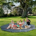 thumbnail image 7 of EighteenTek Heavy Duty Tarp Waterproof Weather Resistant 12'x12' PE Floor Mat Black, 7 of 7