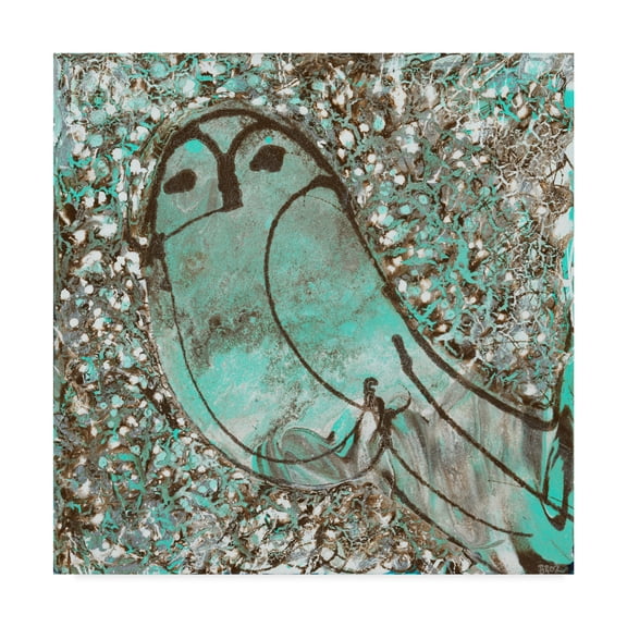Trademark Fine Art 'Owl III' Canvas Art by Cecile Broz
