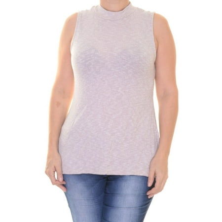 Sleeveless Mock Neck Pullover - Style & Co Women's Mock Neck Sleeveless Top Size XL Oatmeal