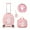 Pink, variant on Gymax 4-Piece Kid's Luggage Set w/ 14'' Carry-on Hardside Spinner Toddler Luggage Pink