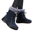 thumbnail image 5 of Women's Mid Calf Winter Boots Outdoor Booties With Thick Comfortable Platform Heel Casual Shoes For Cold Weather, 5 of 7