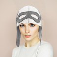 thumbnail image 3 of Sauna Hat for Men Pilot Shape Sauna Room Steam Bathroom Felt Material for Sweat Absorption 1Pack, 3 of 4