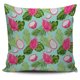 thumbnail image 1 of Funda de cojín con estampado de hojas de fruta de dragón, 1 of 5