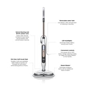 Shark Steam & Scrub Scrubbing Steam Mop, Corded, Steam Blaster, Rotating Scrubbing Pads, 3 Steam Modes, S8201