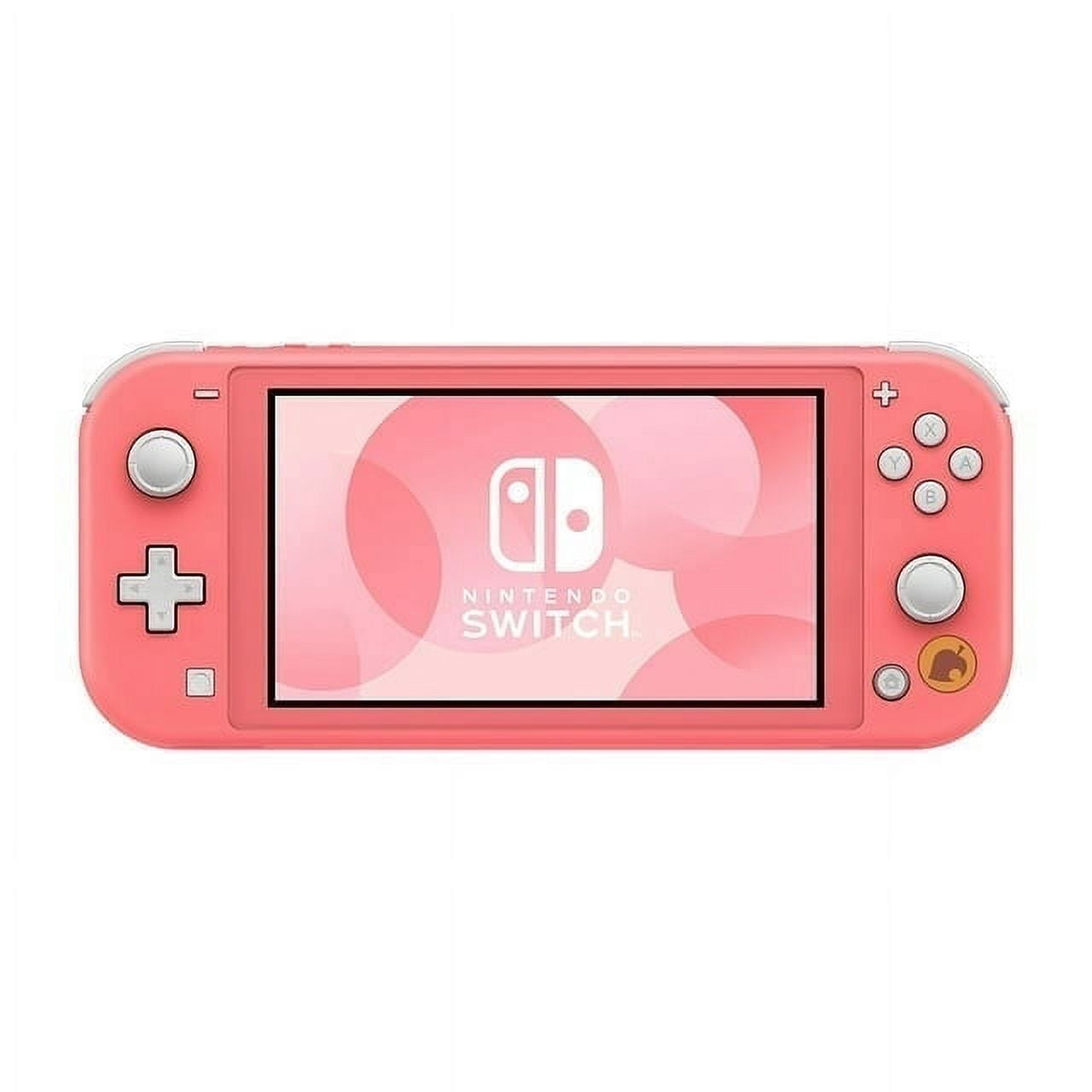 Nintendo Switch Lite Console, Coral - Animal Crossing: New Horizons Bundle - Isabelle's Aloha Edition - International Spec (Functional in US) (Refurbished)