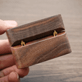 thumbnail image 4 of Caja De Madera Nogal Para Un Anillos De Boda O Compromiso CAFE BLANCO, 4 of 5