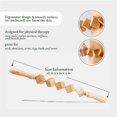 thumbnail image 4 of TADA Natural Beauty Wooden Body Massage Stick, Massage Roller - Blood Circulation, Lymphatic Drainage, 4 of 5