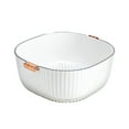 thumbnail image 2 of Iliya Double Kitchen Drainable Basket Household Living Room Fruit Thickened Easy Double Filter Wash Basket Plastic, 2 of 7