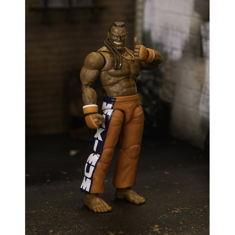 Jada Toys – Street Fighter II M. Bison Action Figure Wave 2 – 1:12 schaal, 15 cm hoog, verwisselbare hoofden, handen, paars vuuraccessoire
