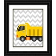 thumbnail image 1 of Robinson, Tamara 15x18 Black Ornate Wood Framed with Double Matting Museum Art Print Titled - Construction Chevron II, 1 of 4