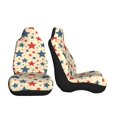 thumbnail image 4 of Car Seat Covers Are Protected From Dust And Spillage And Elastic Straps Are Easy To Install For Easy Car Suv Truck Delivery Independence Day Theme Elements Star (1) 1, 4 of 8