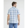 thumbnail image 3 of George Men's and Big Men's Button Up Commuter Shirt with Short Sleeves, Sizes S-3XL, 3 of 5