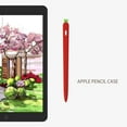 thumbnail image 2 of Para Apple Pencil Funda de silicona para soporte para 1ra / 2da generación Cubierta protectora de piel Estuche magnético y cubierta de punta Antideslizante Agarre suave Lindos accesorios de zanahoria Namotu CZDZ-ZC62-5, 2 of 5