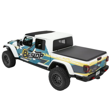 Bestop - 19280-35 - EZ-Roll Soft Tonneau Cover Fits select: 2020-2022 JEEP GLADIATOR