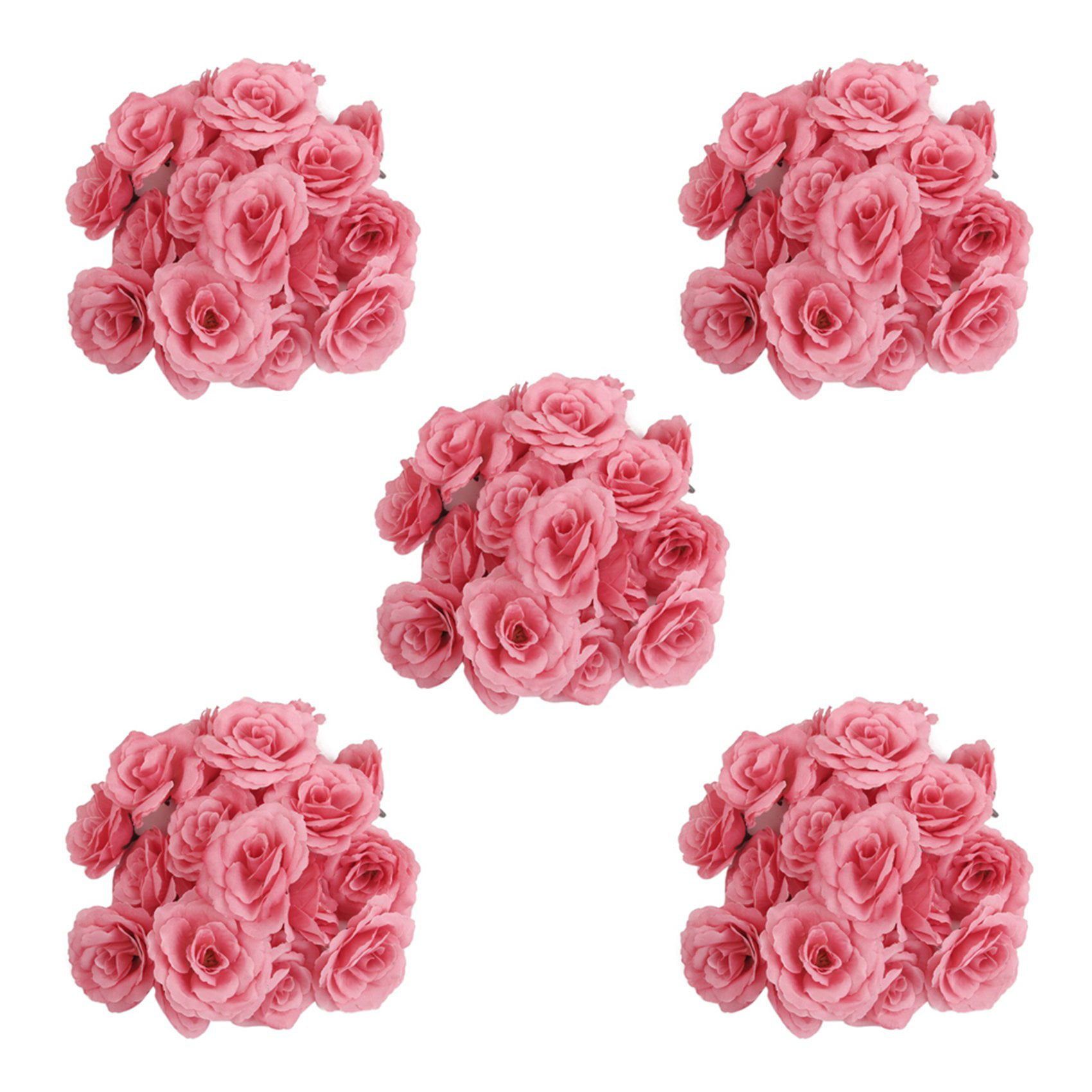 20 x Rose Fleur Artificielle Corolle Decoration de Mariage(Rose) -  Walmart.com