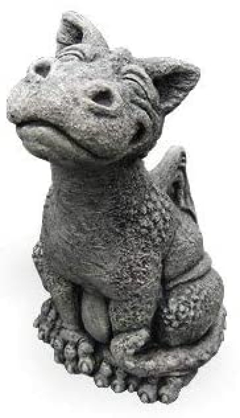 Little Darling Dragon 'Rexy'-cast stone-cute baby animal-garden statue-fantasy 