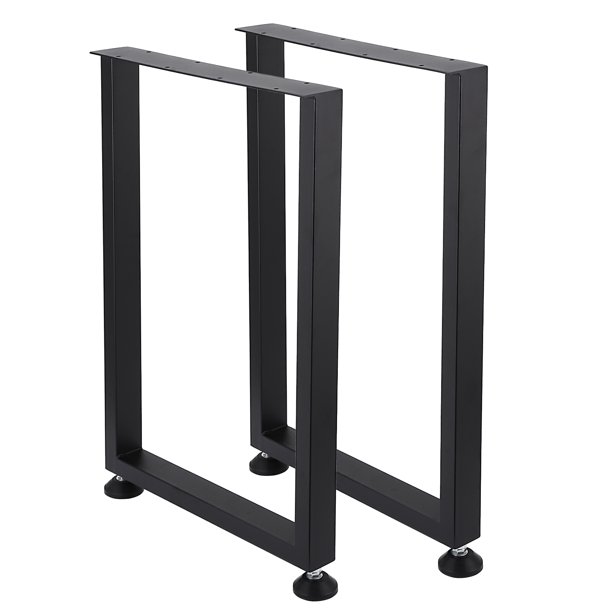 Patas Metálicas Ajustables de 26.5" Alto x 17.7" Ancho, Acero Reforzado Para Oficina, Mesa de Café y Comedor