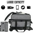 thumbnail image 5 of WOLT |  Double Roller 2 Ball Bowling Roller Bag Retractable Handle extends to 40", 5 of 5