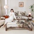 thumbnail image 4 of Homewish Jungle Animal Wolves Full Size Comforter Sets 3-Piece for Teenagers,Rustic Cabin Lodge Bedding Comforter Set,Retro Vintage Aesthetic Lightweight Bedding Sets,Super Cozy Room Decor, 4 of 8