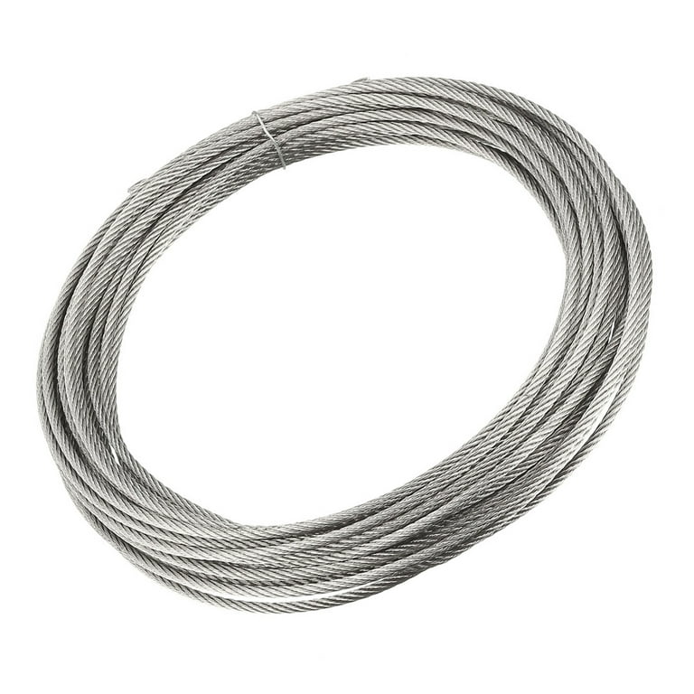 BENTISM 316 Stainless Steel Cable Wire Rope 7x7 500 FT