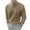 Brown, variant on QUINDOS T Shirts for Men,Men's Fall And Winter Fashion Casual Cotton Solid Color V Stand up Collar Bottoming Long Sleeve Turtleneck Comfy Outdoor T-shirt